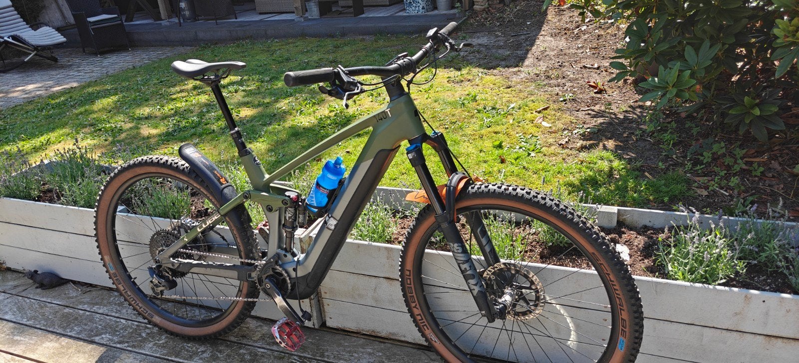 Cube carbon 140 1000Wh EMTB L nieuwe motor + range extender, Ophalen, Zo goed als nieuw, Cube, 50 km per accu of meer
