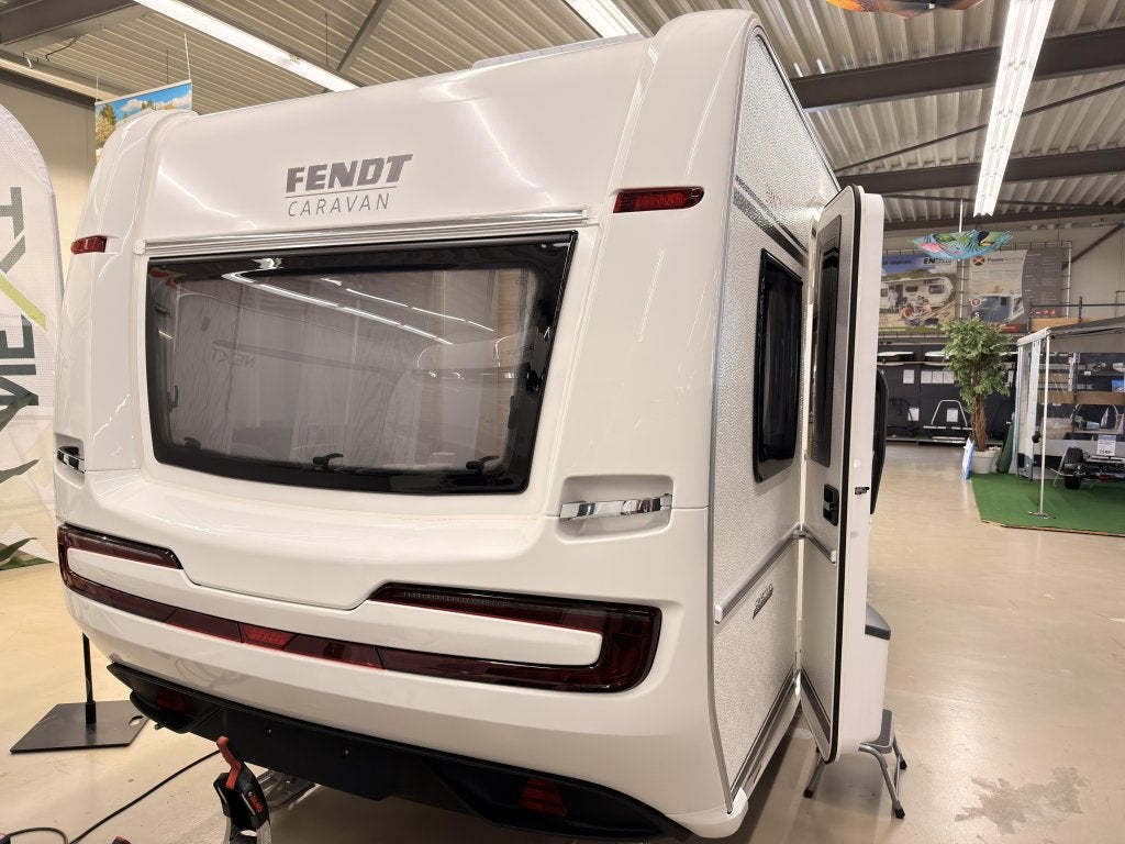 Fendt Bianco Selection 465 TG 1800KG + Enkele bedden, Caravans en Kamperen, Bedrijf, Schokbreker, 1250 - 1500 kg, 2 aparte bedden