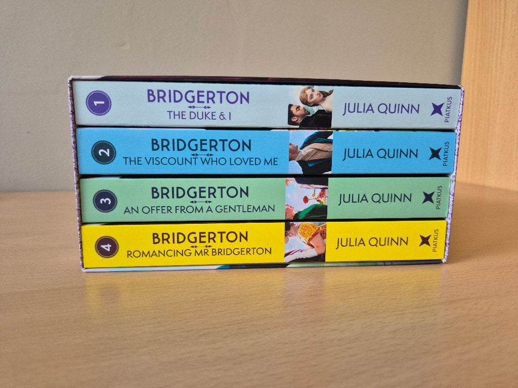 Bridgerton boeken 1 t/m 4 Engels, Ophalen of Verzenden, Nieuw, Julia Quinn