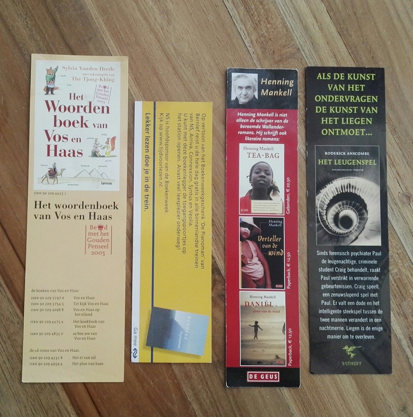 boekenleggers bladleggers - zie omschrijving, per stuk:, Ophalen of Verzenden, Zo goed als nieuw