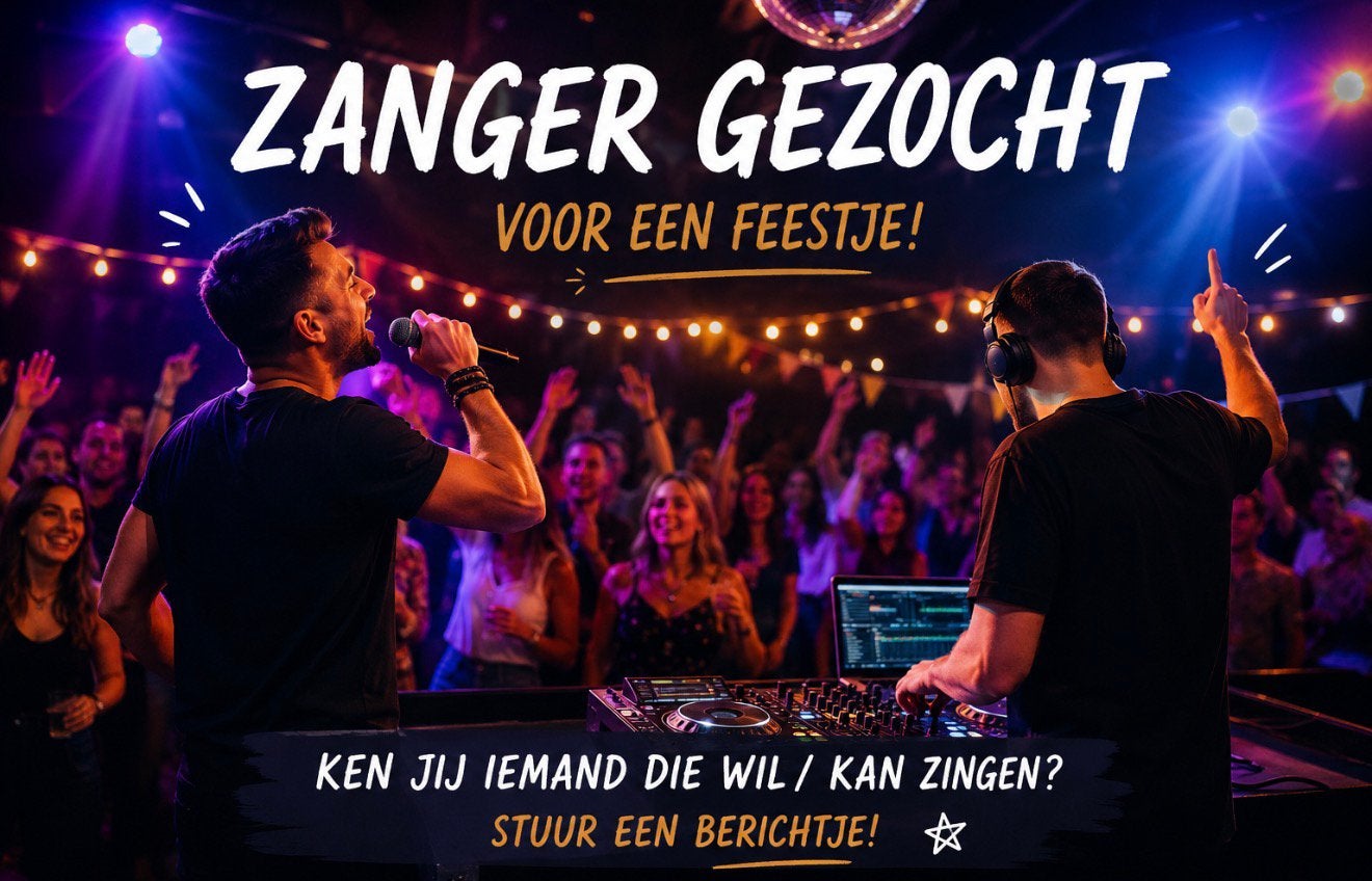 Sfeermaker gezocht voor 12 sept, Eén persoon, Levenslied