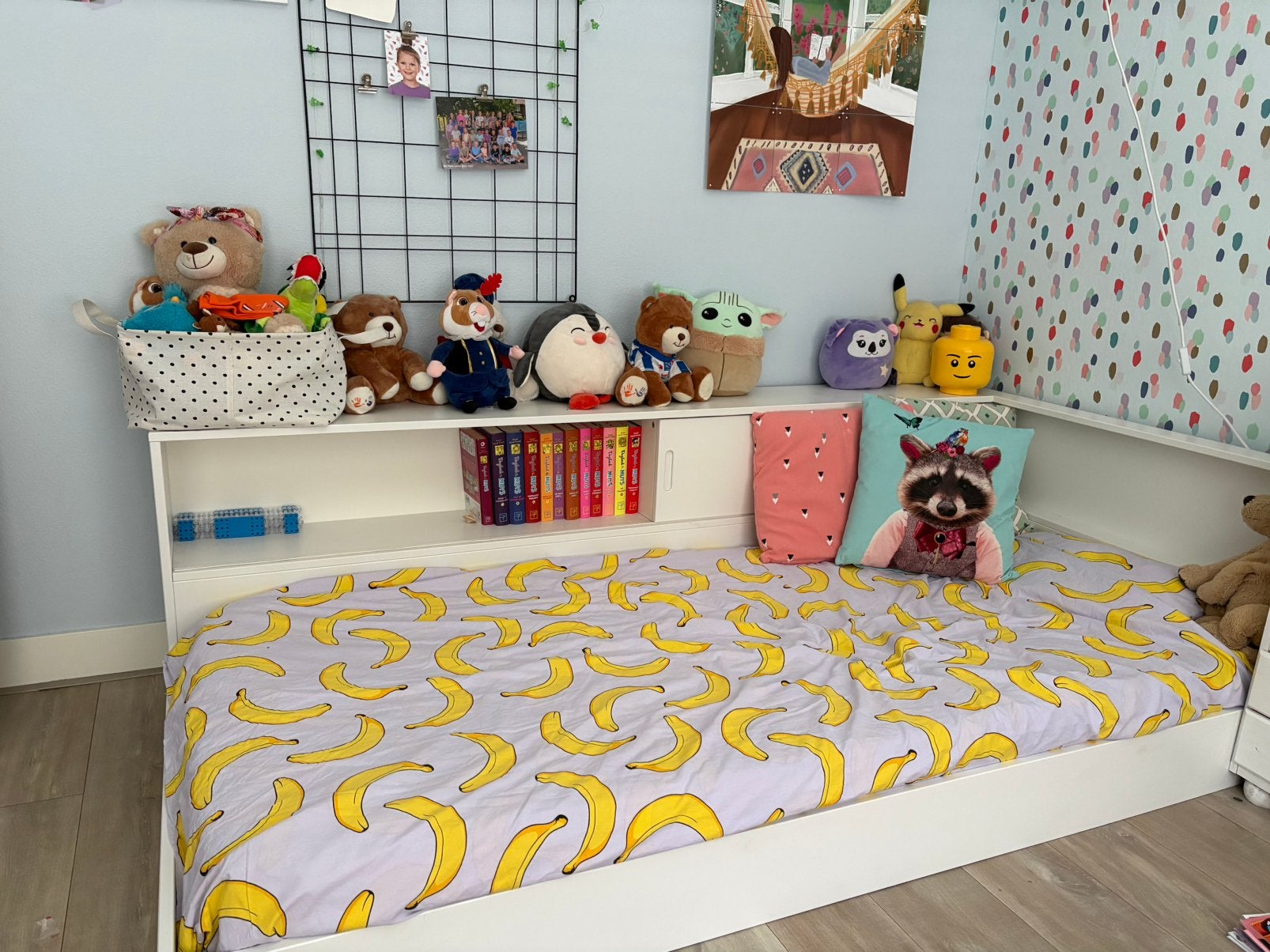 Bed met ombouw. Woood connect, Ophalen, Gebruikt, 90 cm, Eenpersoons
