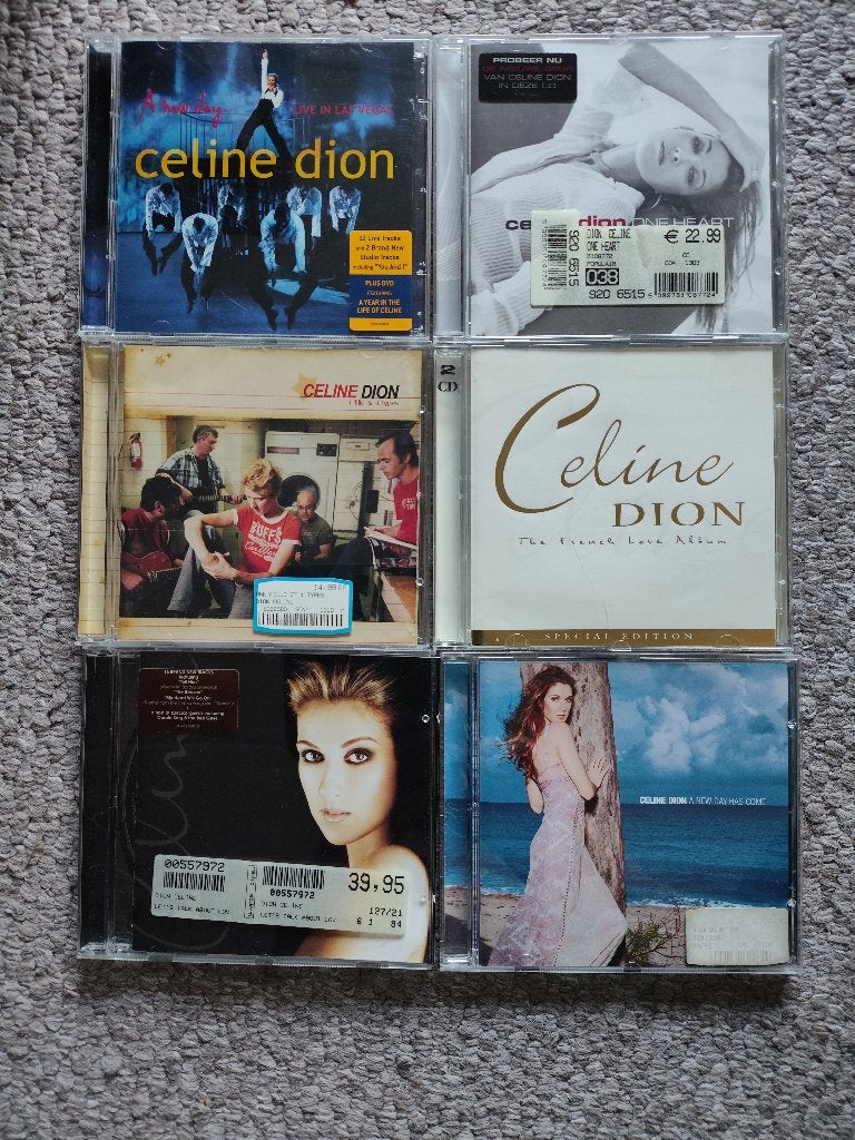 15 cd's van Celine Dion (zie foto's), Ophalen of Verzenden, Zo goed als nieuw