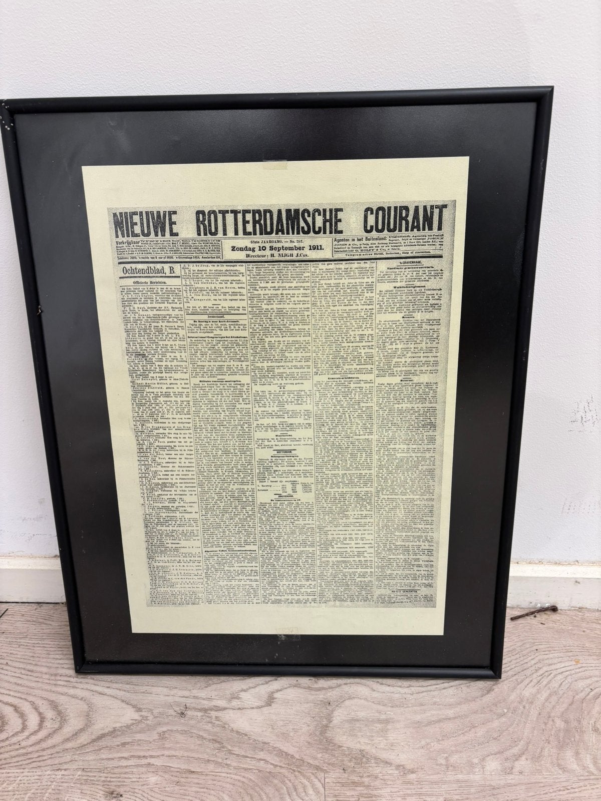 Nieuwe rotterdamse courant voorpagina, Verzamelen, Ophalen, Voor 1920, Nederland, Krant