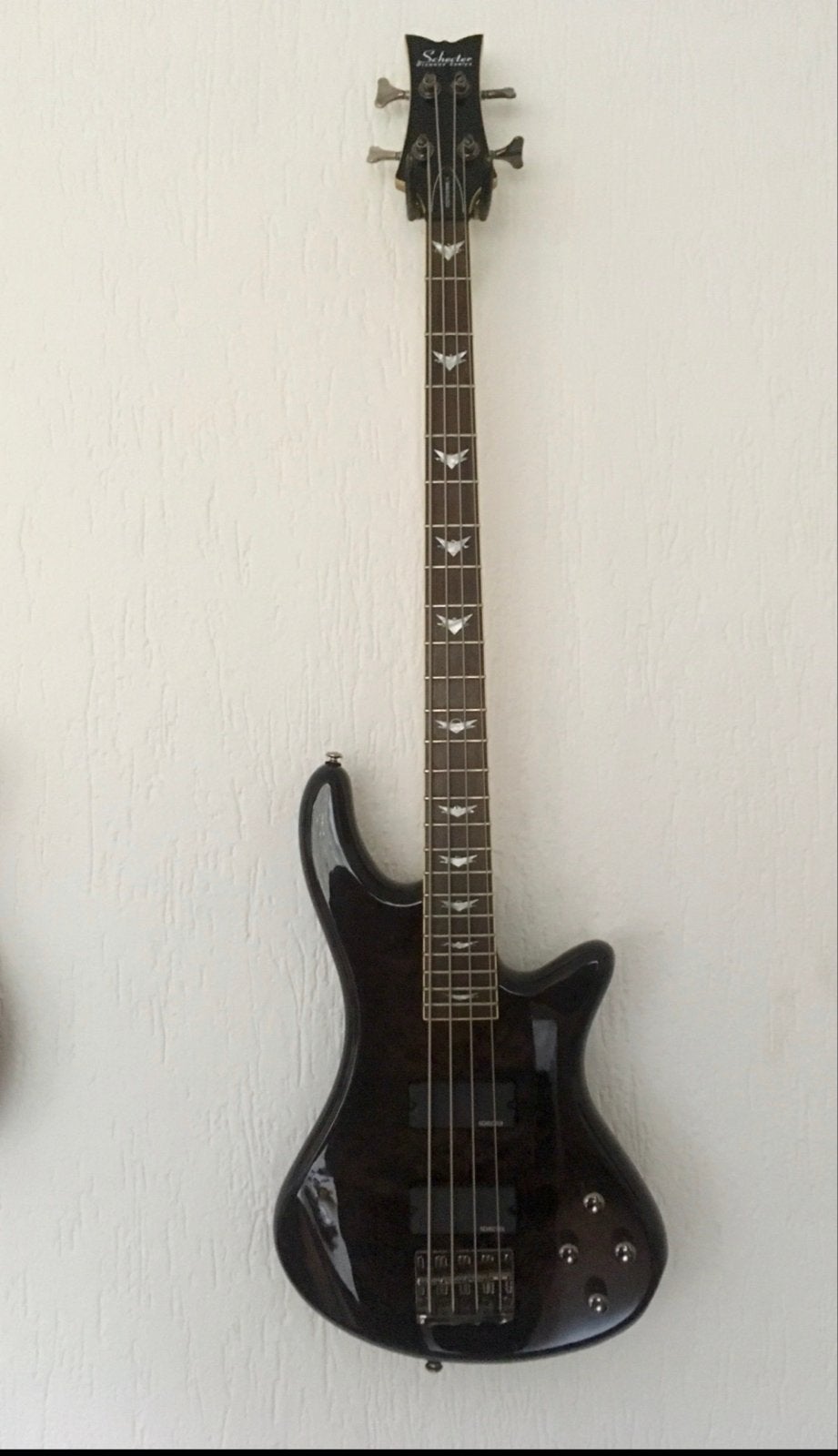 Schecter Stiletto dimond series basgitaar, Muziek en Instrumenten, Snaarinstrumenten | Gitaren | Bas, Ophalen, Gebruikt, Elektrisch