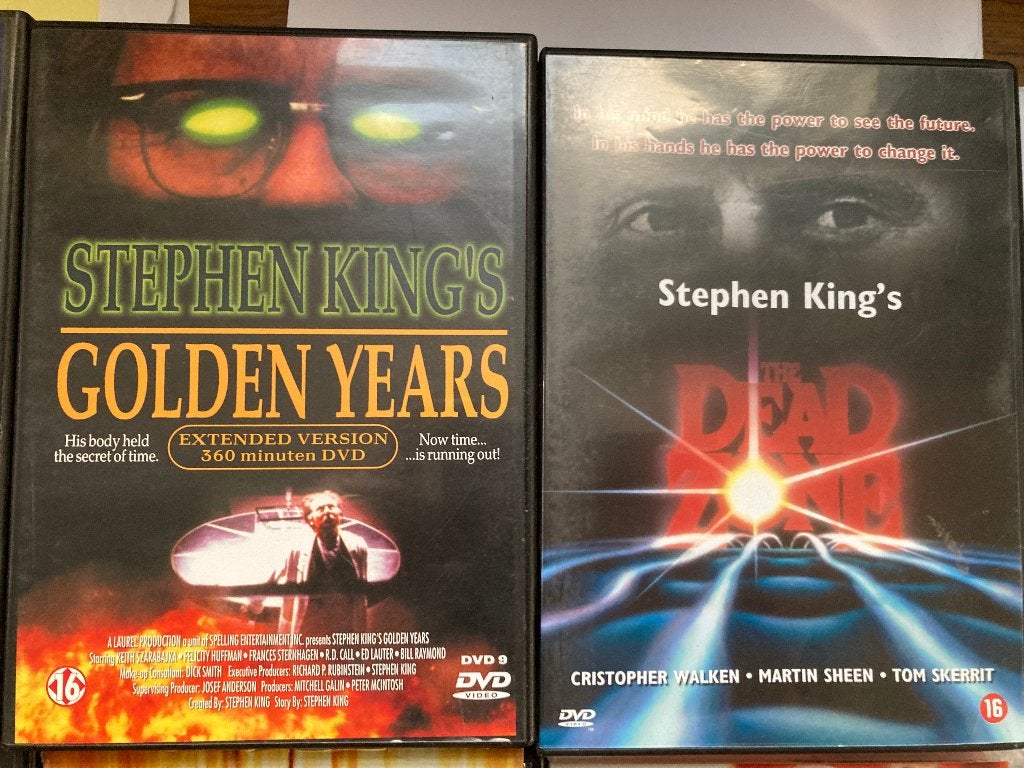 T.K. nog 4 films van Steven King op DVD Zie actuele lijst, Vanaf 16 jaar, Ophalen of Verzenden, Gebruikt, Bovennatuurlijke thriller