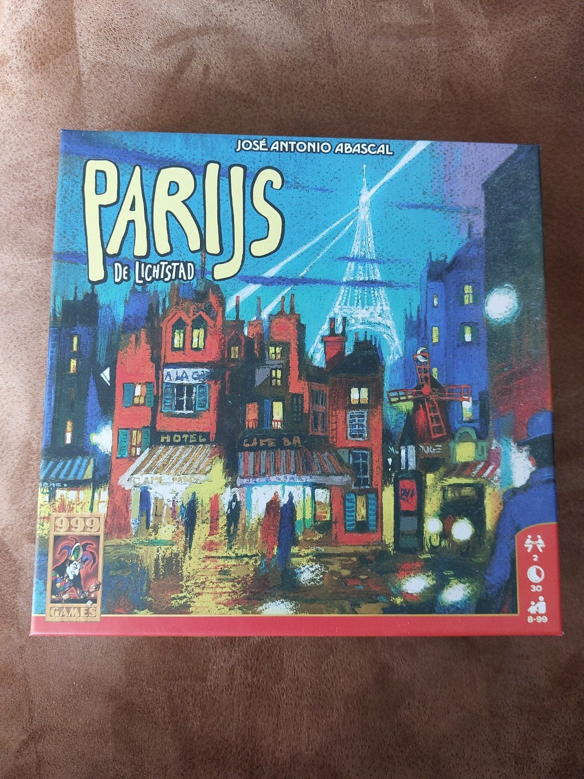 Parijs: De Lichtstad - Strategisch bordspel, Een of twee spelers, Ophalen of Verzenden, Zo goed als nieuw, 999 Games