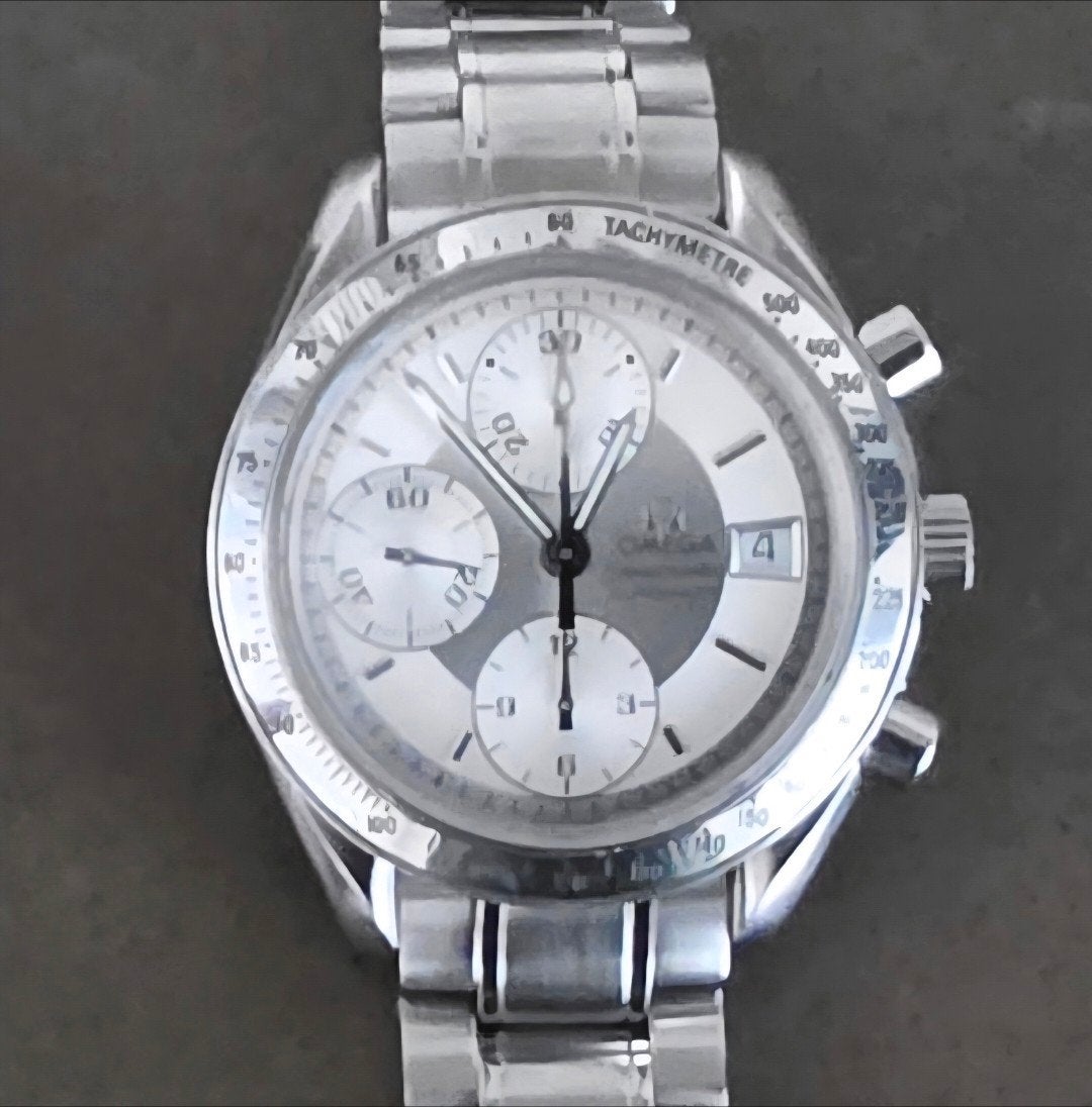 Omega Speedmaster Date - Complete Set - Zeer Nette Staat, Sieraden, Tassen en Uiterlijk, Ophalen of Verzenden