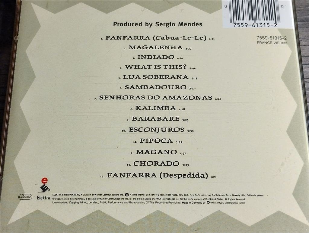 Sergio Mendes - Brasileiro, Ophalen of Verzenden, Zo goed als nieuw