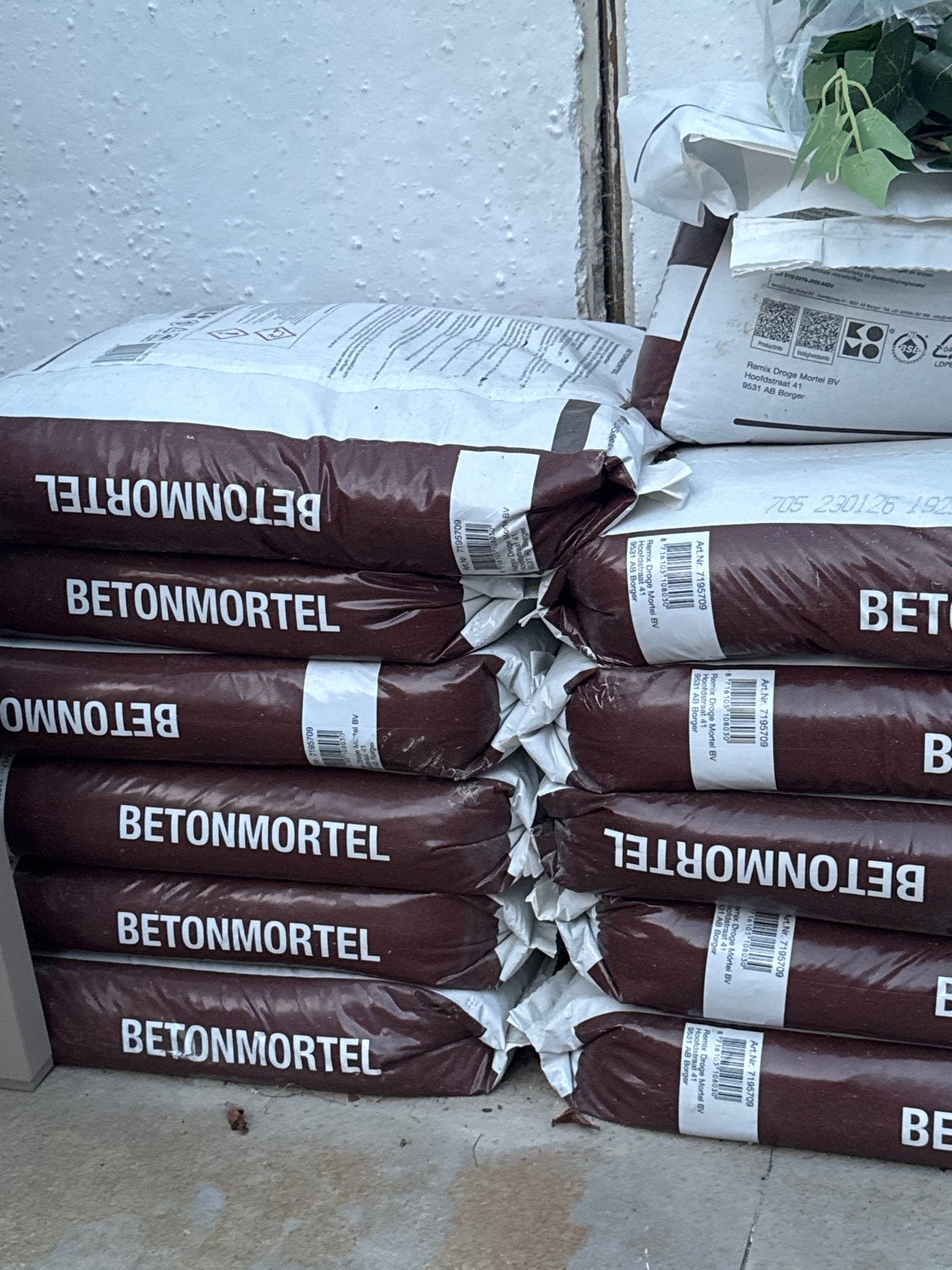 Betonmortel zakken - Nieuw en ongebruikt, Ophalen, Nieuw