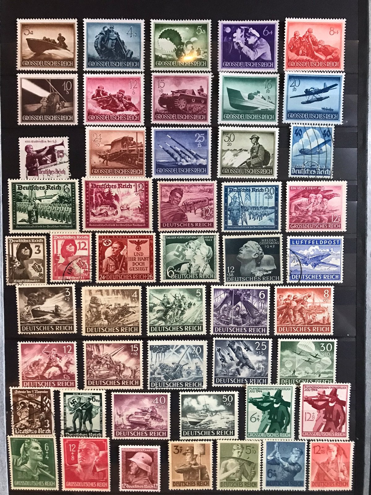 Wehrmacht propaganda zegels nazi Duitsland WO2, Verzamelen, Ophalen of Verzenden, Overige soorten, Duitsland, Overige typen