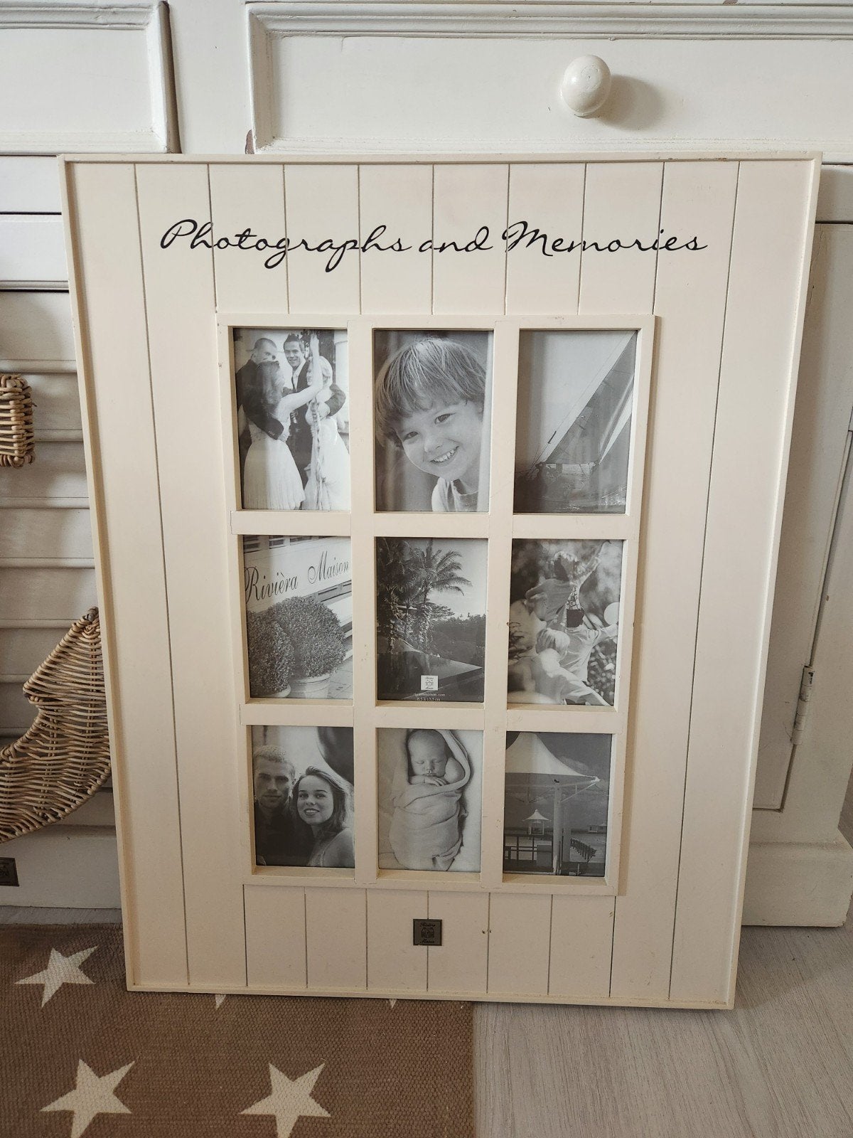 Riviera Maison fotolijst, Ophalen of Verzenden, Hout, 50 tot 75 cm, 50 tot 75 cm