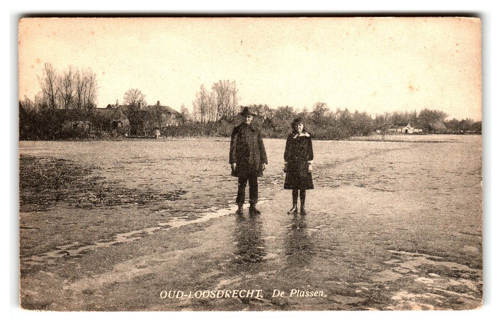 Loosdrecht, Oud-Loosdrecht, De Plassen, Verzenden, 1920 tot 1940, Ongelopen, Noord-Holland