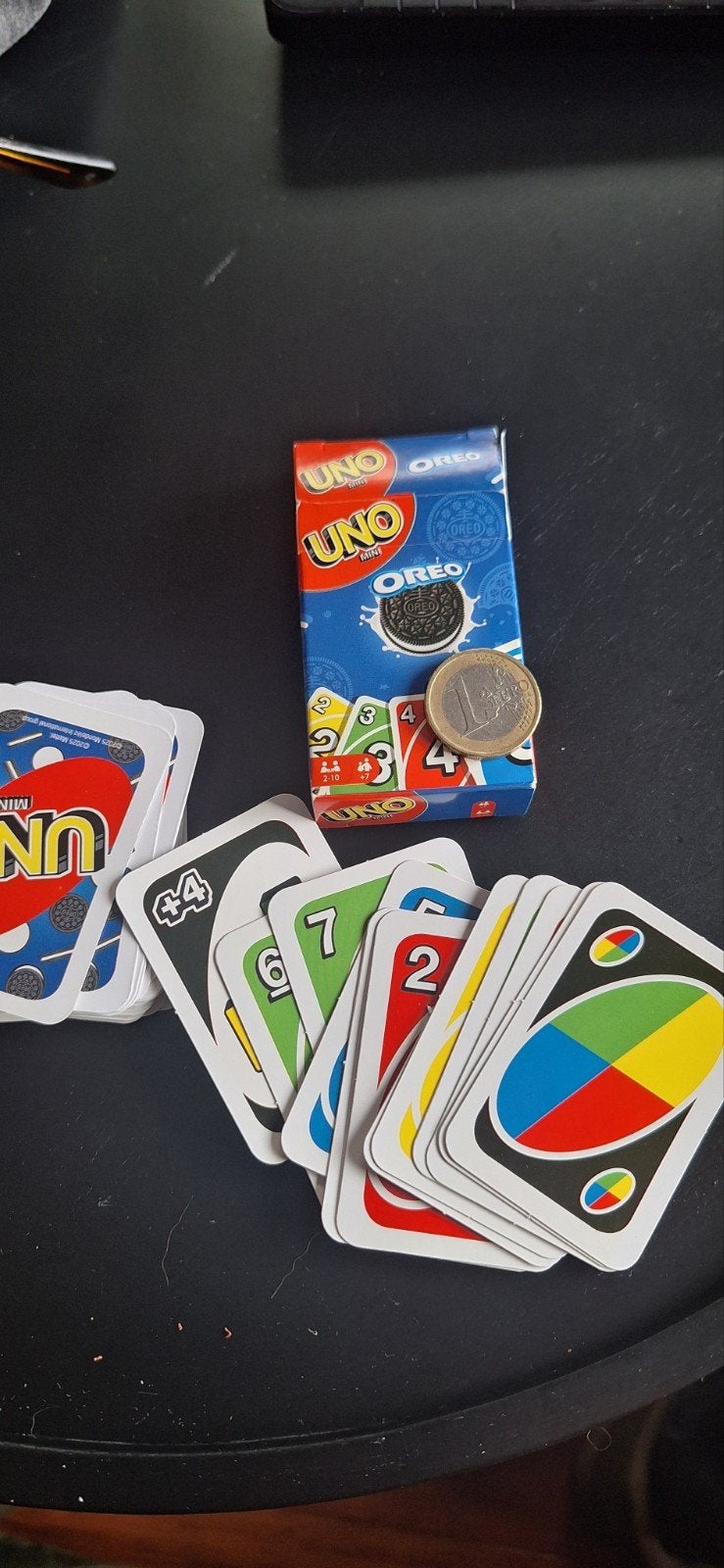 UNO Mini Oreo Editie Kaartspel vakantie spel, Een of twee spelers, Ophalen of Verzenden, Zo goed als nieuw, Mattel