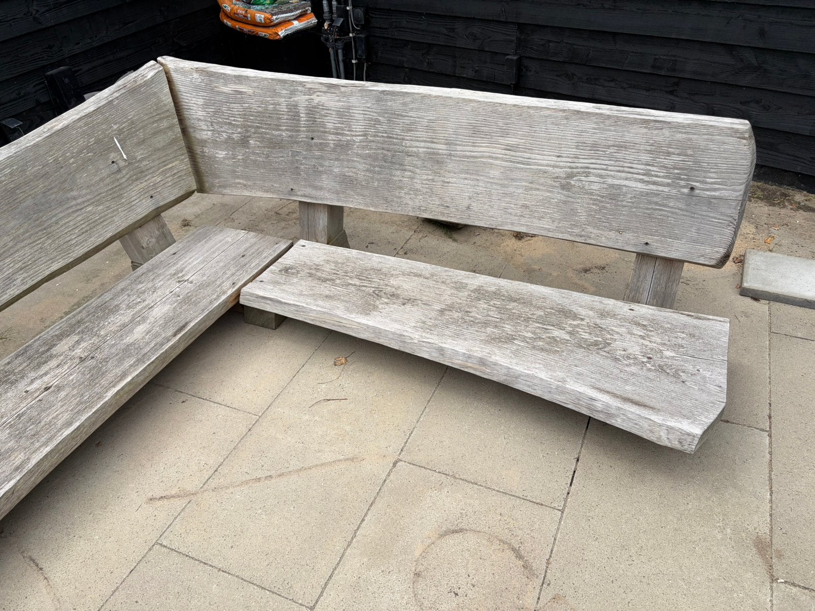 Douglas houten tuinbank, Ophalen, Zo goed als nieuw, Hout, Loungeset