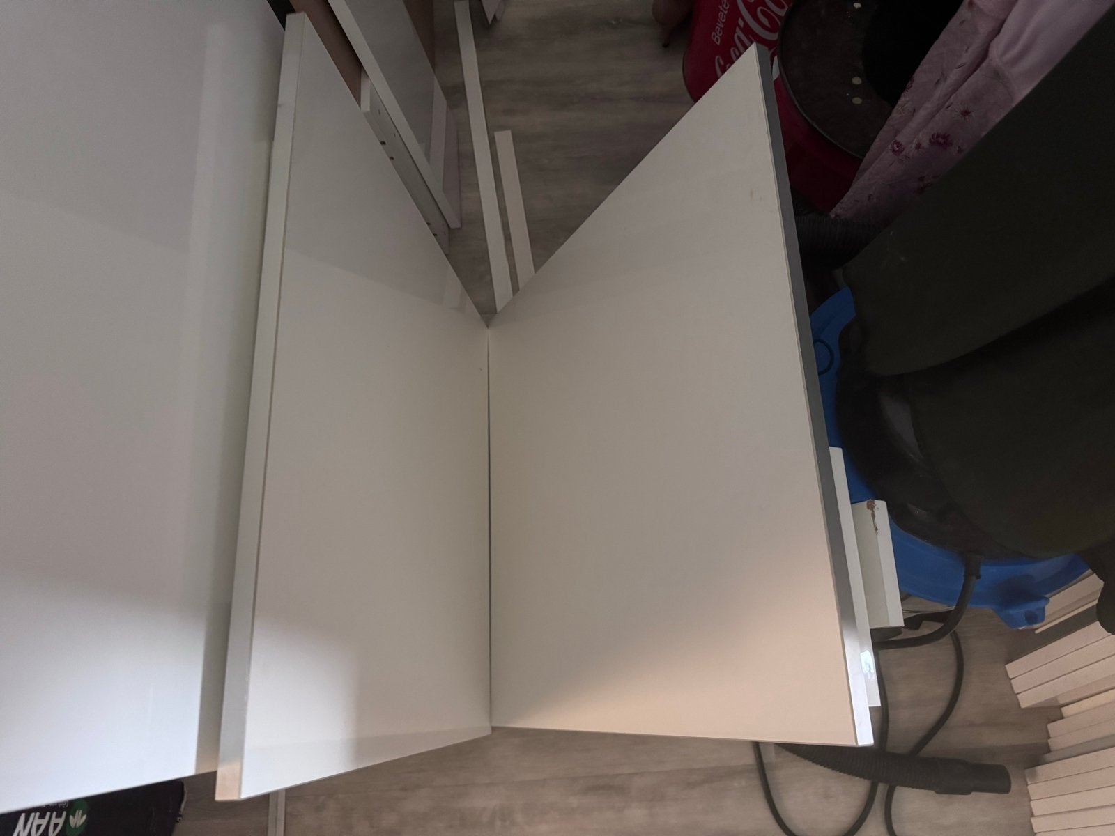 IKEA Besta hoogglans gebroken wit deuren (2 stuks), Ophalen, Gebruikt, Minder dan 25 cm, Minder dan 100 cm