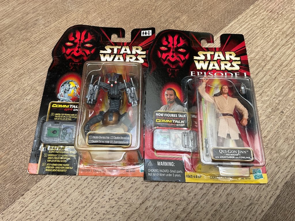 Star wars 2 figuren op blister,episode 1, Ophalen, Nieuw, Actiefiguurtje