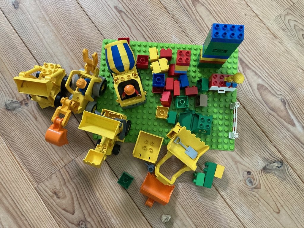 Duplo graafmachines en nog meer stoers, Ophalen, Zo goed als nieuw, Duplo