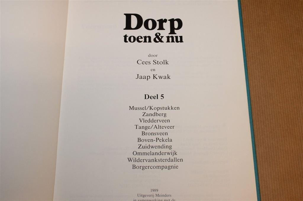 Dorp Toen & Nu Deel 5 — Groningse Dorpen In Beeld, Ophalen of Verzenden, Gelezen