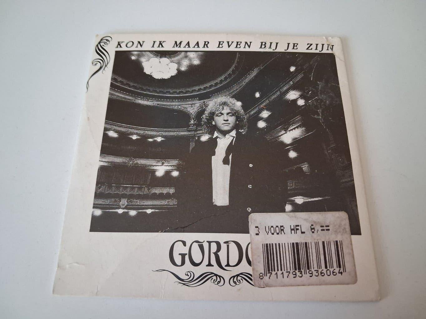 Cd Gordon – Kon Ik Maar Even Bij Je Zijn, Cd's en Dvd's, Gebruikt, Verzenden, Levenslied of Smartlap, Single