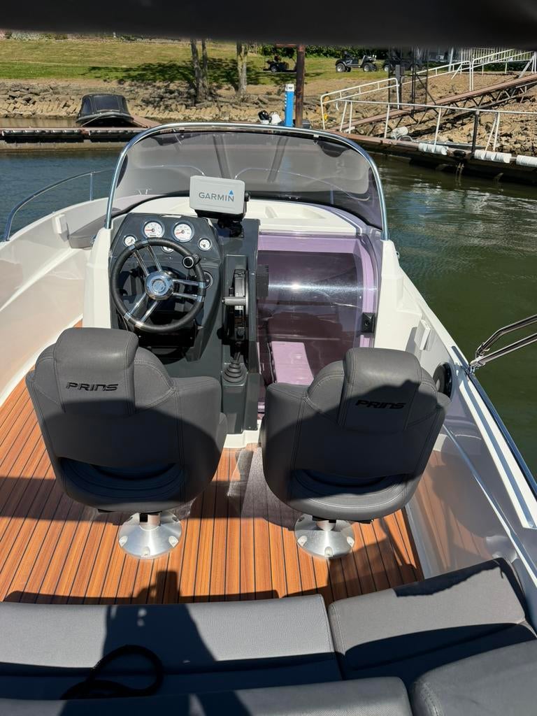 Prins 555 open honda 100pk V-TEC full opties 2016, Watersport en Boten, Ophalen, 10 tot 30 pk, Zo goed als nieuw, 3 tot 6 meter
