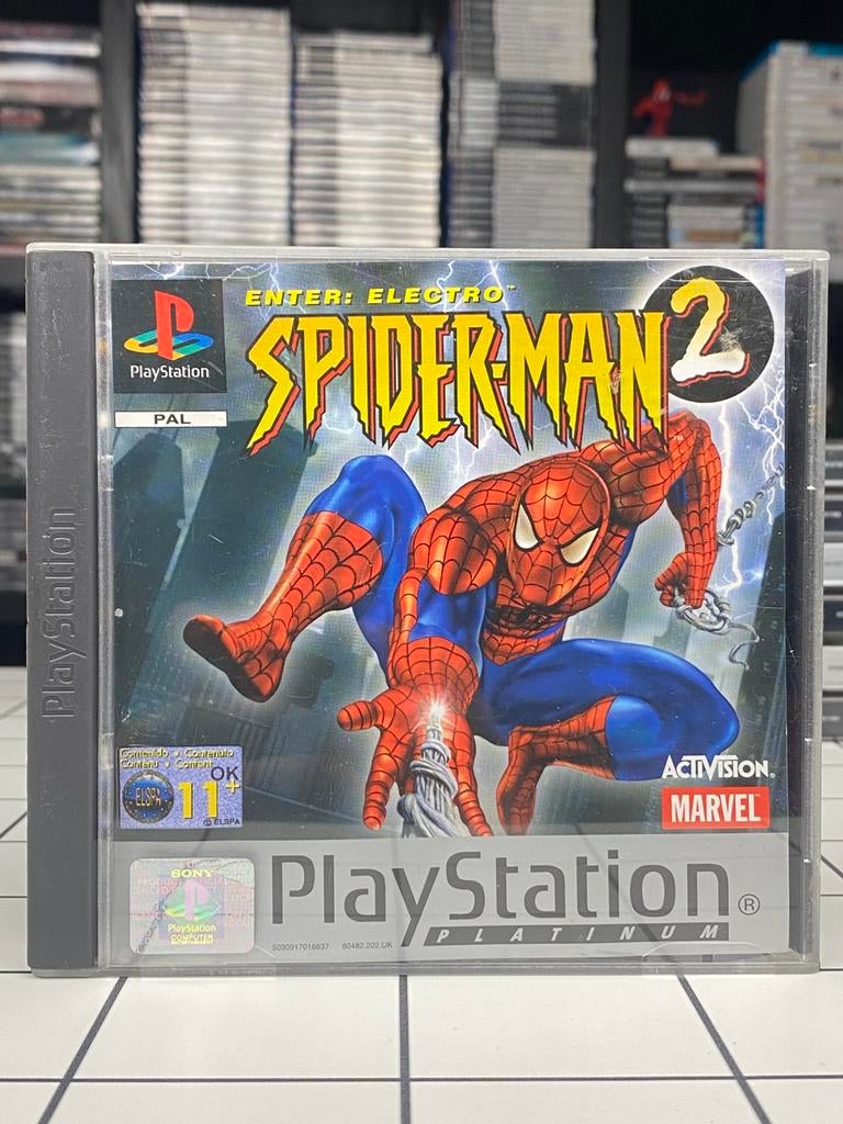Spider-Man 2 Enter Electro - PS1 PlayStation 1 Game - Marvel, Spelcomputers en Games, Games | Sony PlayStation 1, 1 speler, Ophalen of Verzenden
