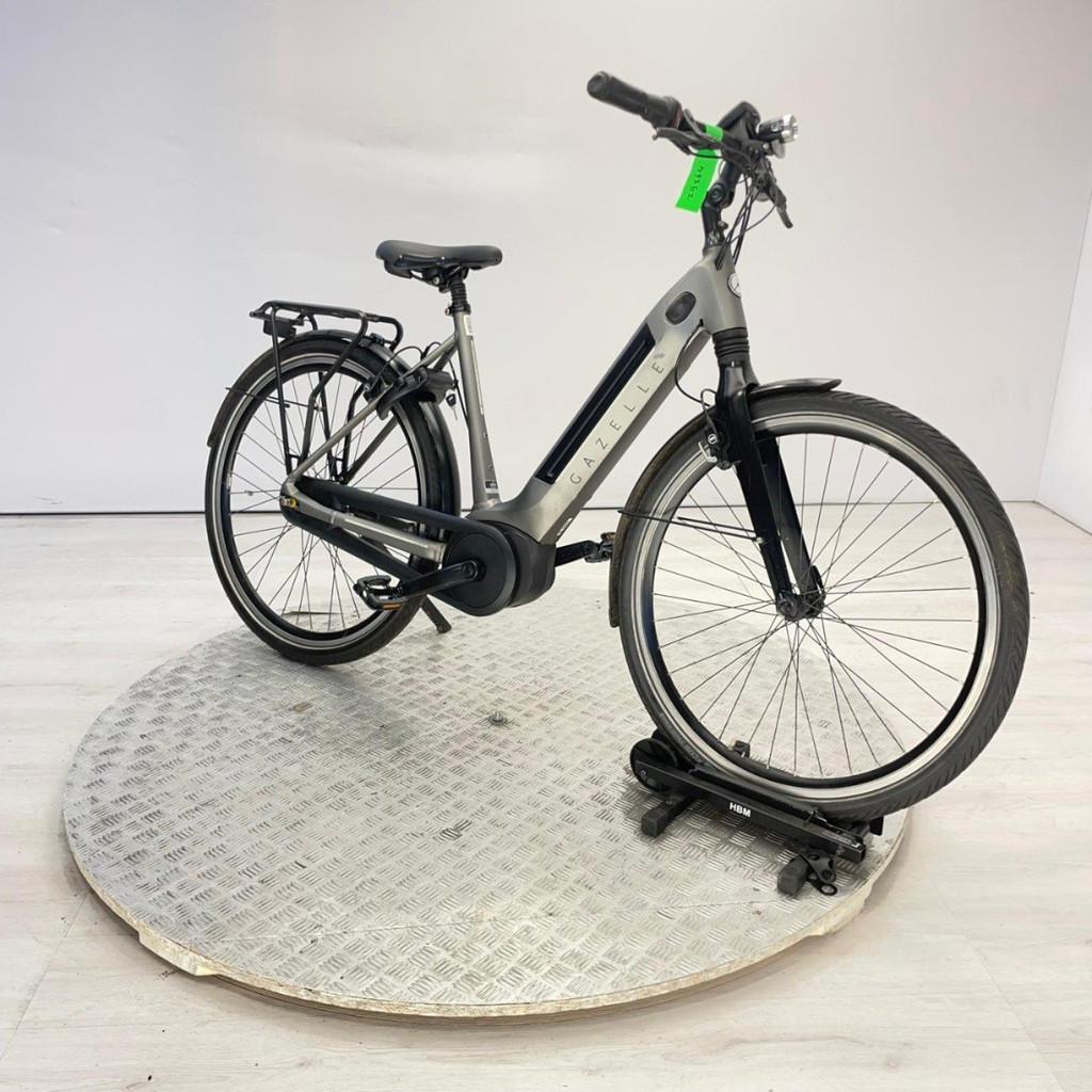 Gazelle Ultimate C8 HMB Dames grijs 53cm 2021, Fietsen en Brommers, Elektrische fietsen, Gebruikt, Gazelle, 51 tot 55 cm