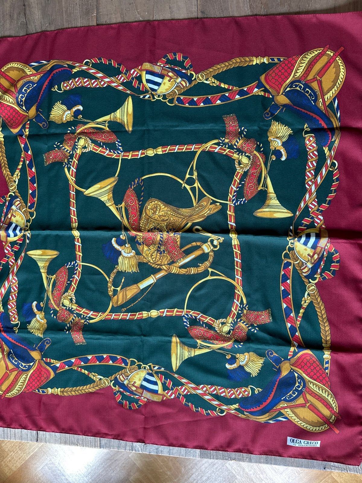 Olga Greco by Disaronno Vintage Sjaal Polyester, Kleding | Dames, Mutsen, Sjaals en Handschoenen, Ophalen of Verzenden, Zo goed als nieuw
