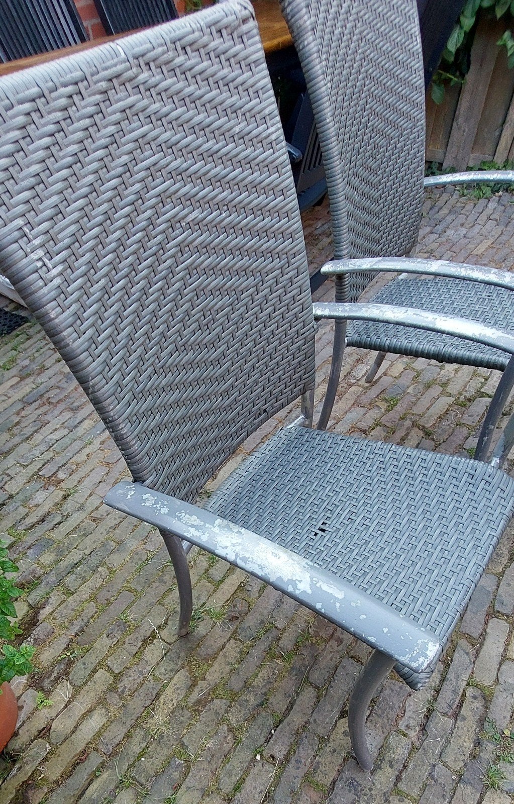 Metal & Plastic Chairs, Ophalen, Gebruikt, Aluminium