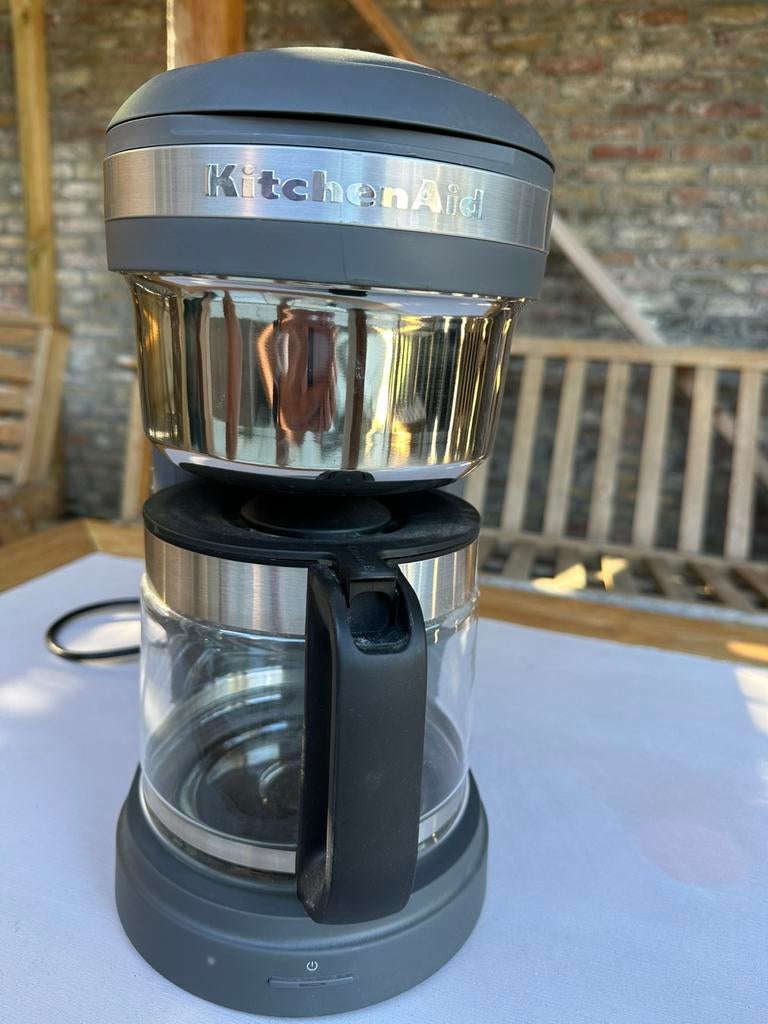 Kitchenaid graniet koffiezetapparaat, Witgoed en Apparatuur, Koffiezetapparaten, Ophalen of Verzenden, Zo goed als nieuw, Koffiemachine