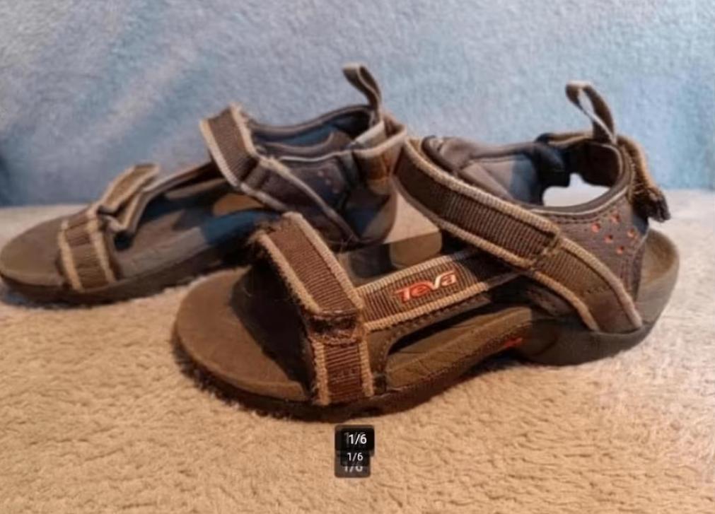 Teva sandalen maat 28 (17cm), Gebruikt, Jongen of Meisje, Overige typen, Ophalen of Verzenden