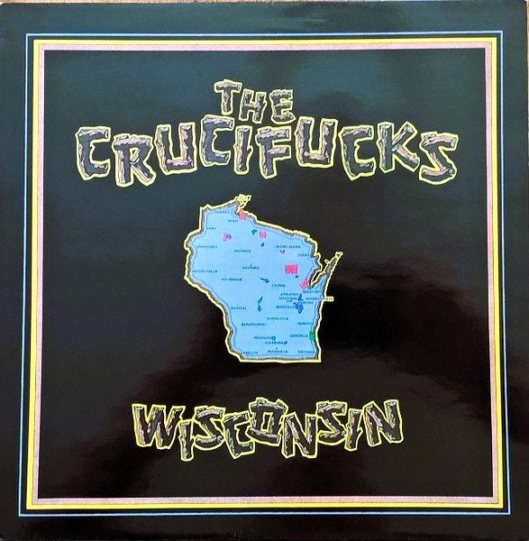 the crucifucks/wisconsin-hardcore/punk-ZELDZAAM-geel vinyl, Verzenden, Gebruikt, 12 inch, Alternative