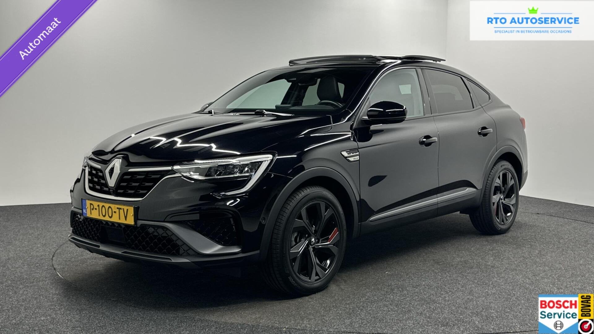Renault Arkana 1.6 E-Tech Hybrid 145 R.S. Line PANO LEER CAR, Auto's, Renault, Arkana, Gebruikt, Met garantie (alle), Zwart