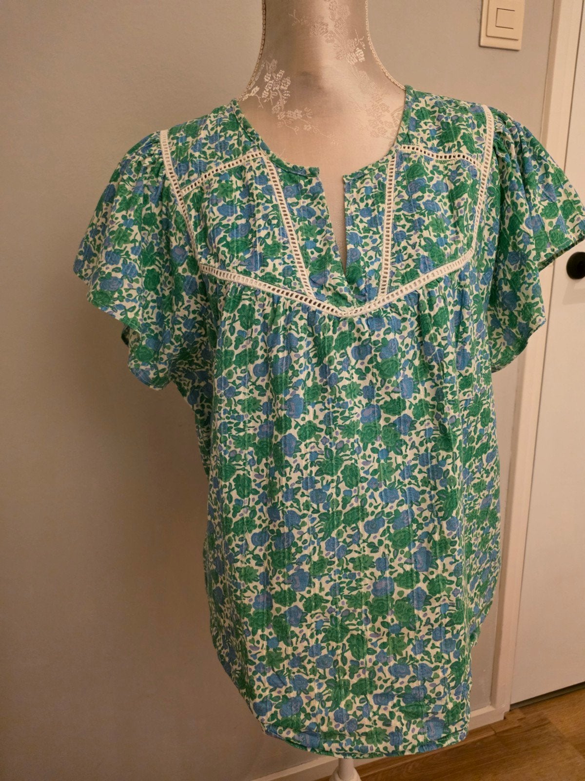Fabienne Chapot blouse Kristy Top ZGAN, Kleding | Dames, Blouses en Tunieken, Zo goed als nieuw, Maat 42/44 (L), Groen, Ophalen of Verzenden