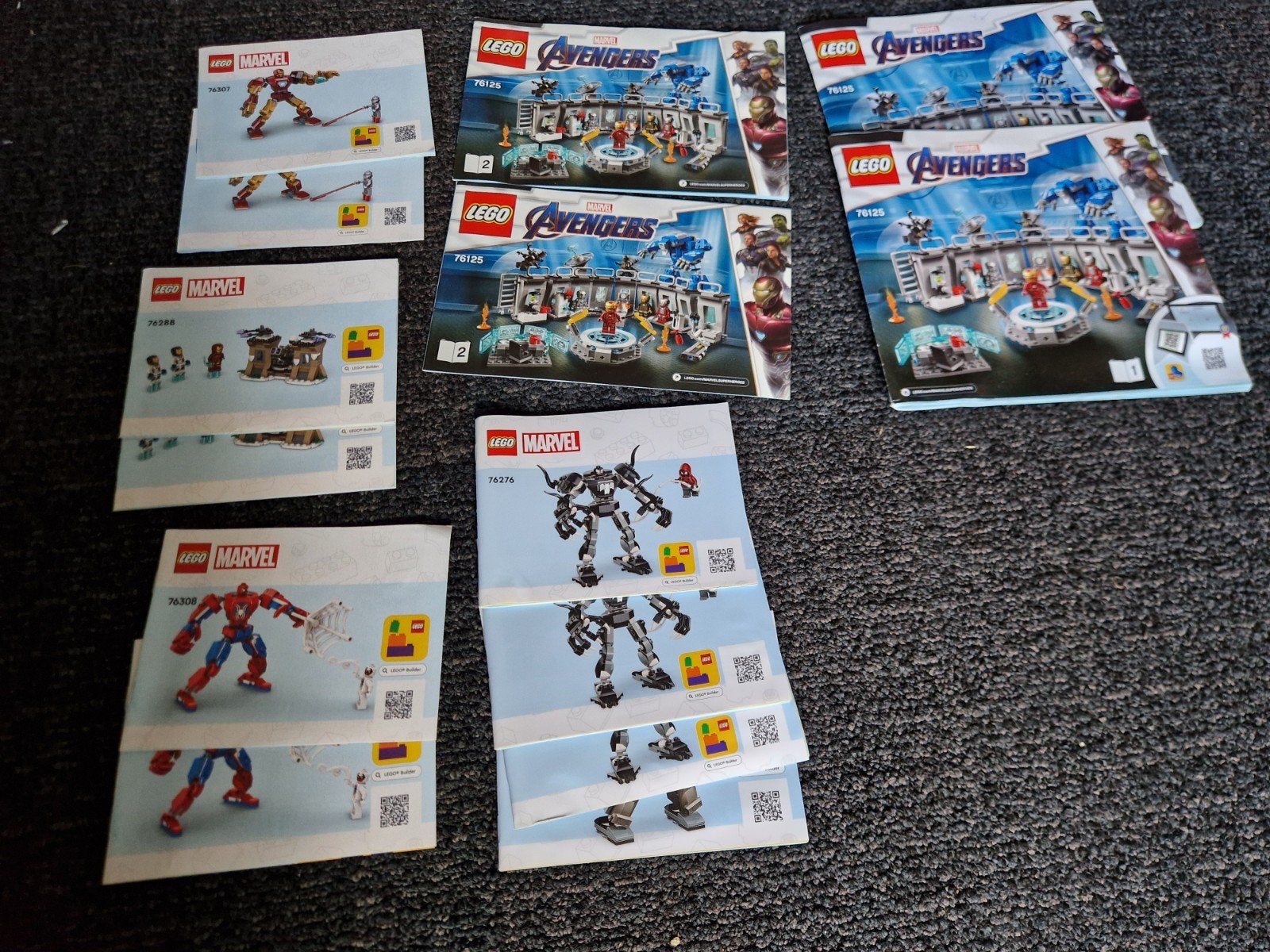 LEGO Marvel & DC Super Heroes Bouwinstructies (diverse sets), Ophalen of Verzenden, Gebruikt, Overige merken