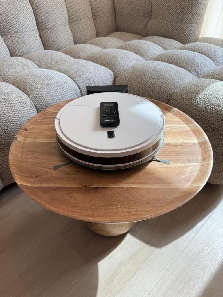 Robot Vacuum - Nieuwe Batterij - Medion MD19700, Witgoed en Apparatuur, Stofzuigers, Ophalen, Refurbished, Reservoir, Robotstofzuiger