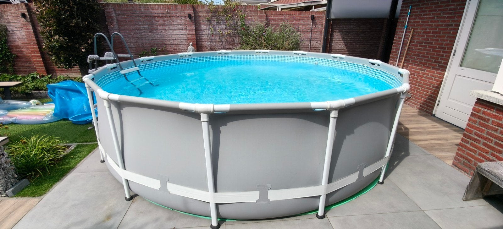 Intex Zwembad Rond 427x107 cm GRATIS af te halen, Ophalen, Gebruikt, 80 tot 120 cm, Rond