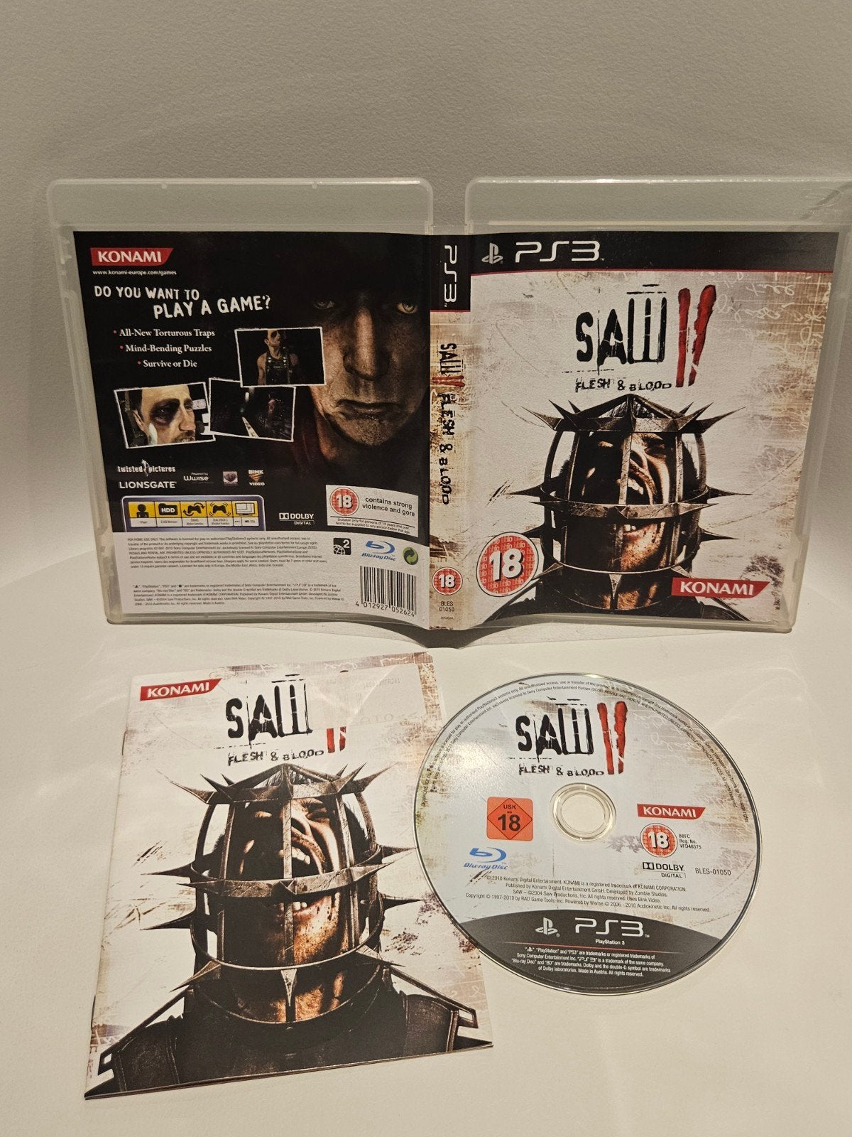 Saw 2 PS3, 1 speler, Ophalen of Verzenden, Zo goed als nieuw, Vanaf 18 jaar