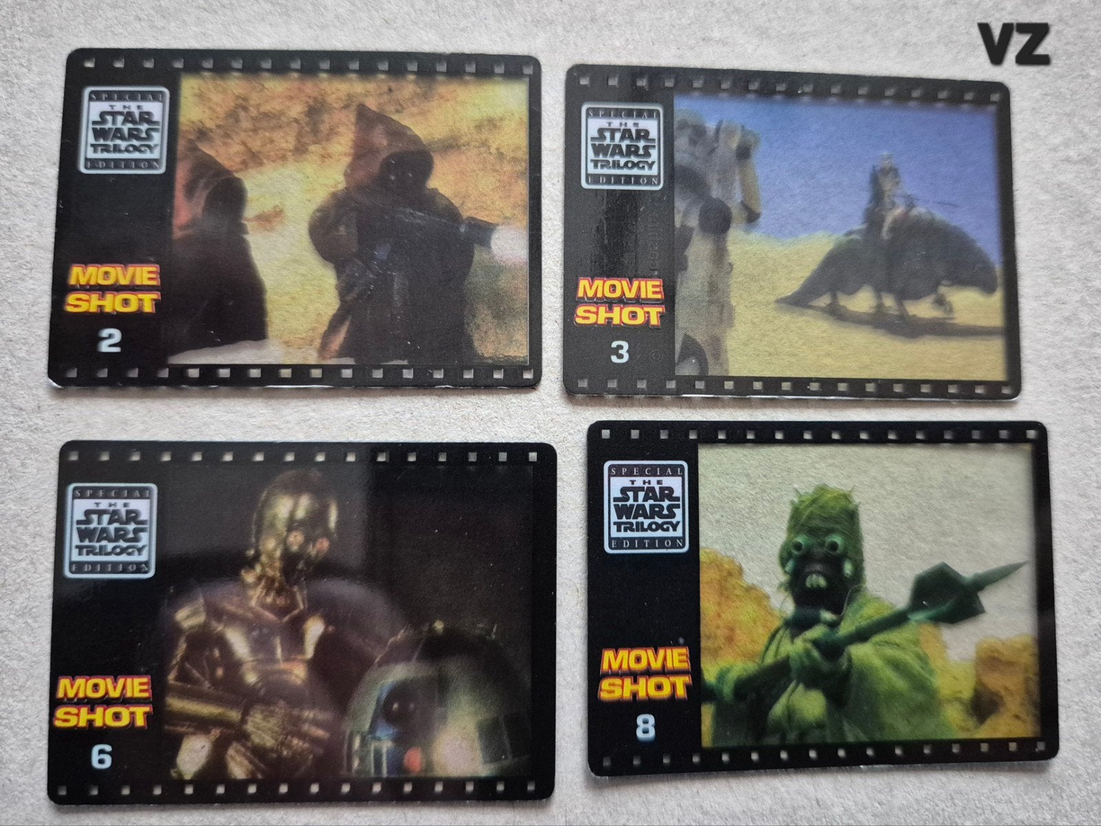 Star Wars Trilogy Edition Movie Shot Kaarten (1997), Ophalen of Verzenden, Gebruikt