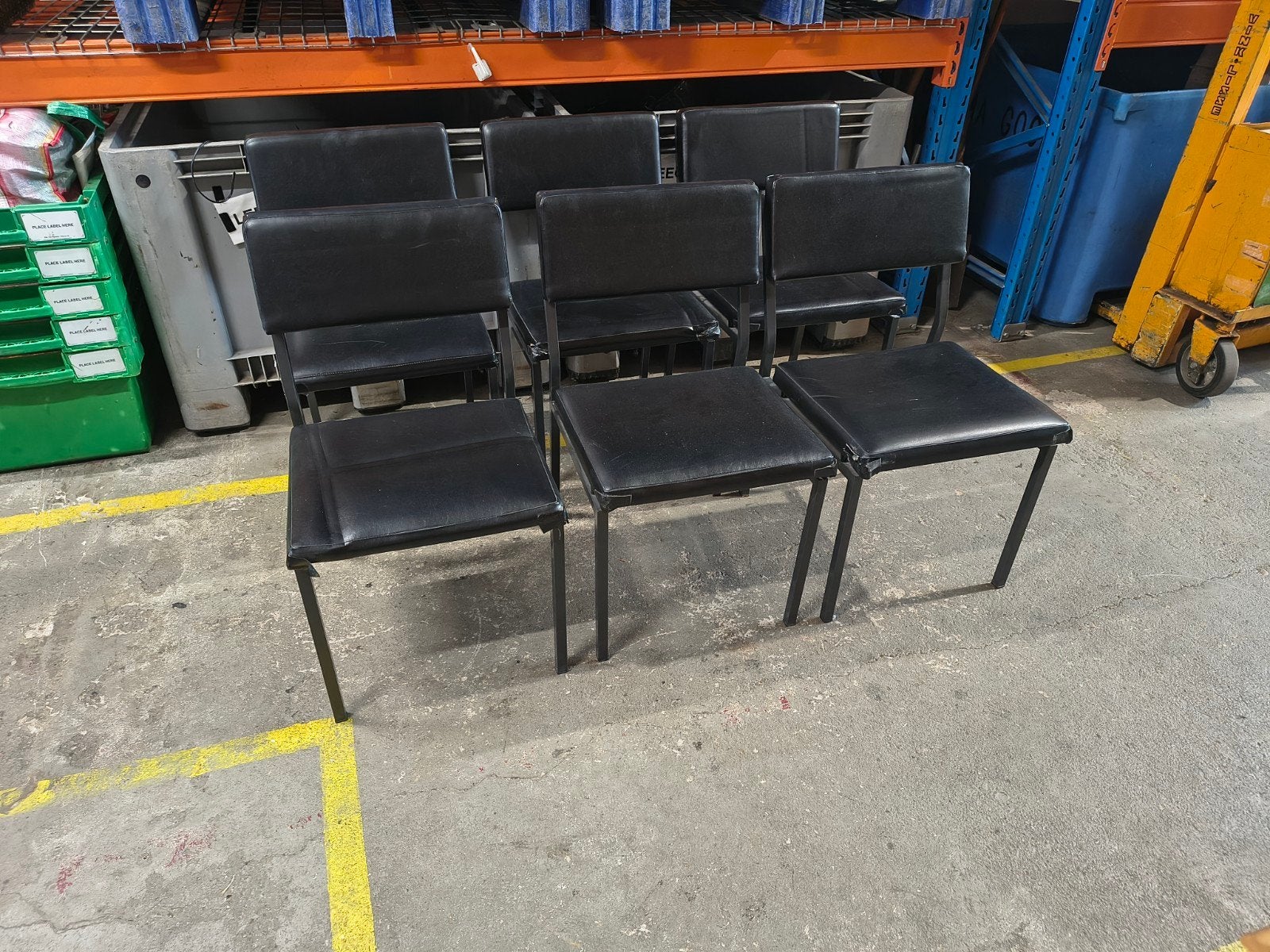 6 x Martin Visser voor spectrum stoelen, Ophalen, Gebruikt, ., Zwart