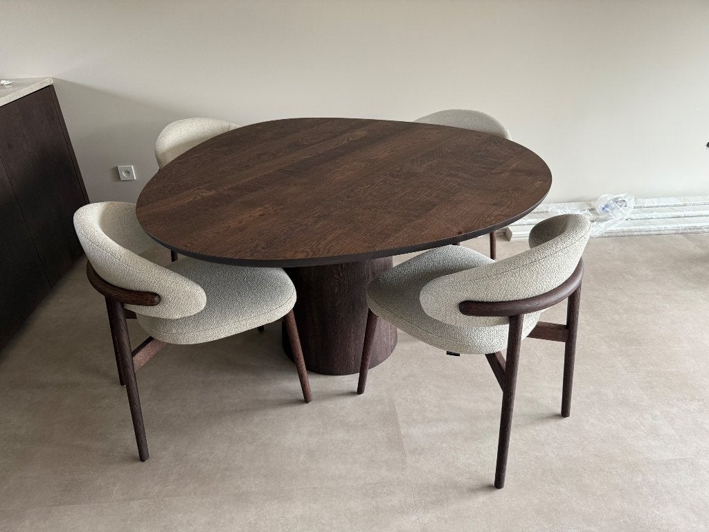 Table du sud Olmo eettafel met Oro stoelen, Ophalen, Nieuw, Bruin, Vier