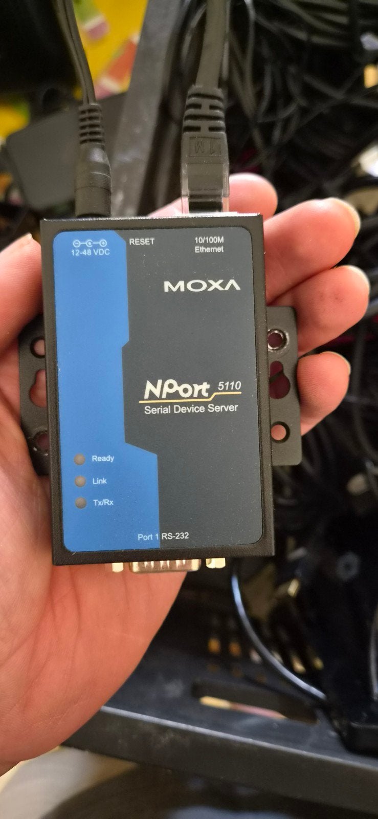 MOXA NPort 5110 RS-232 Seriële Device Server, Ophalen of Verzenden, Gebruikt