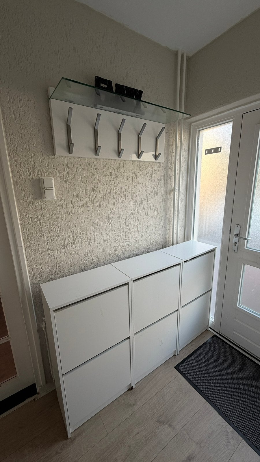 Schoenenkasten met kapstok, Huis en Inrichting, Ophalen, Gebruikt