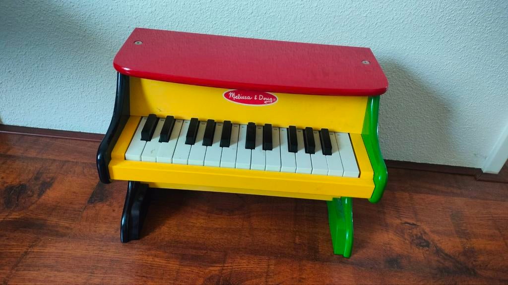 Melissa & Doug Kinderpiano - Kleurrijk Houten Speelgoed, Muziek en Instrumenten, Piano's, Ophalen