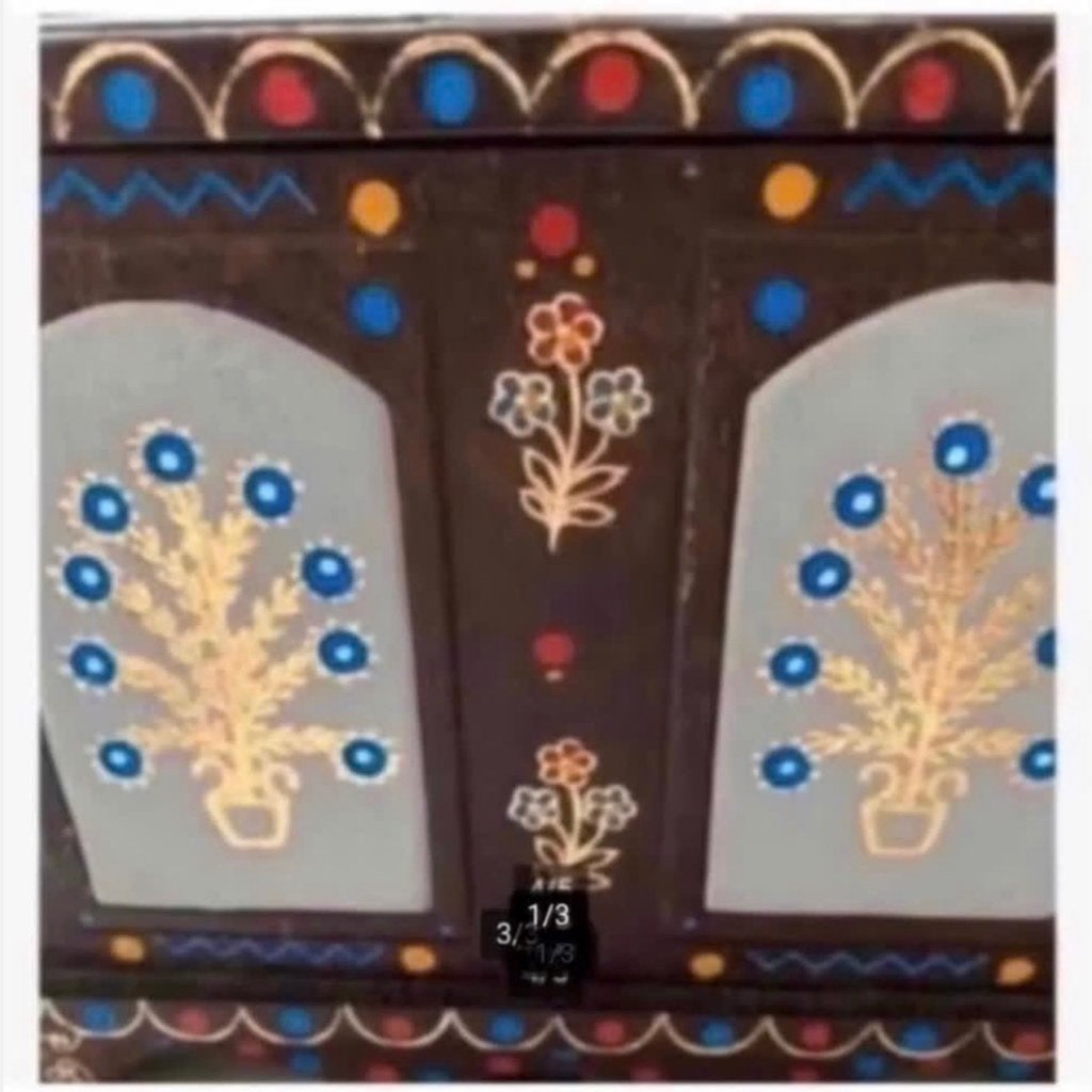 Voor kunst of sieraden kist, bekleed, op pootjes, bijzonder, Minder dan 50 cm, 50 tot 100 cm, Ophalen of Verzenden, Zo goed als nieuw