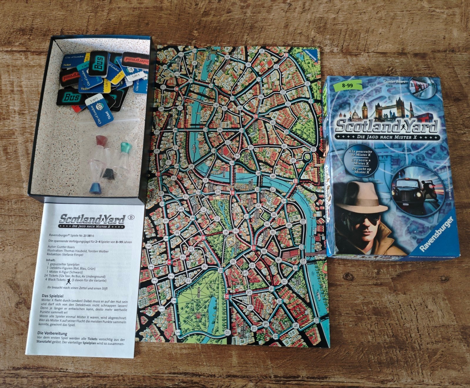 Scotland Yard bordspel - Compleet en netjes, Vijf spelers of meer, Ophalen of Verzenden, Zo goed als nieuw, Ravensburger