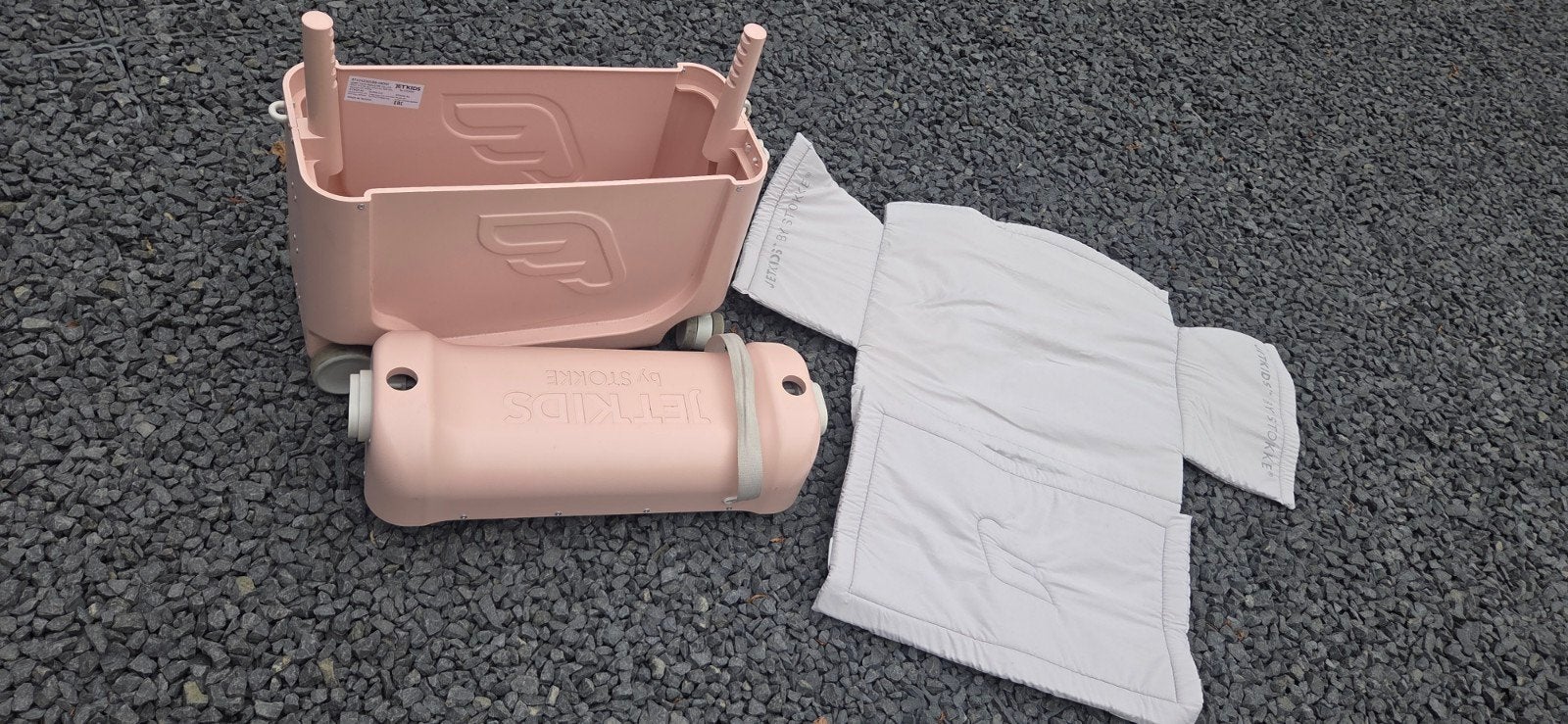 JetKids by Stokke BedBox Roze - Handige Kinderkoffer, Ophalen of Verzenden, Gebruikt