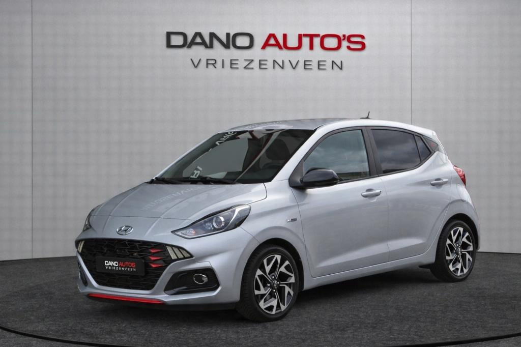 Hyundai i10 1.0 T-GDI N Line 5p Camera/LED/Carplay/16'' inch, Stof, Gebruikt, Bedrijf, Handgeschakeld