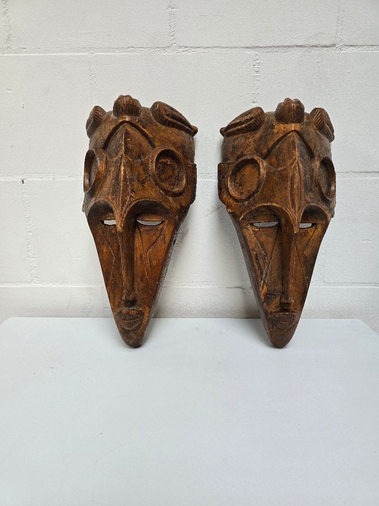 Afrikaanse maskers, Antiek en Kunst, Kunst | Niet-Westerse kunst, Ophalen