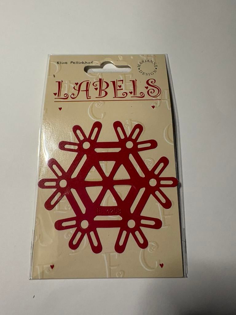 Marianne design label ijskrisstal, Ophalen of Verzenden, Zo goed als nieuw, Overige thema's